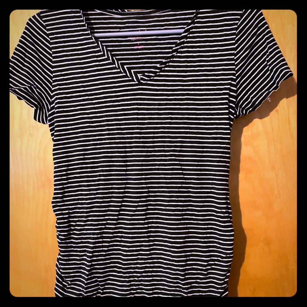 S Maternity Fitted V Neck